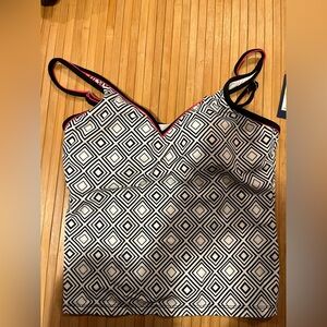 Jag Sport Geometric Swim Top